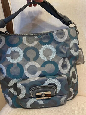 Vintage Coach Kristin Op Art hobo bag